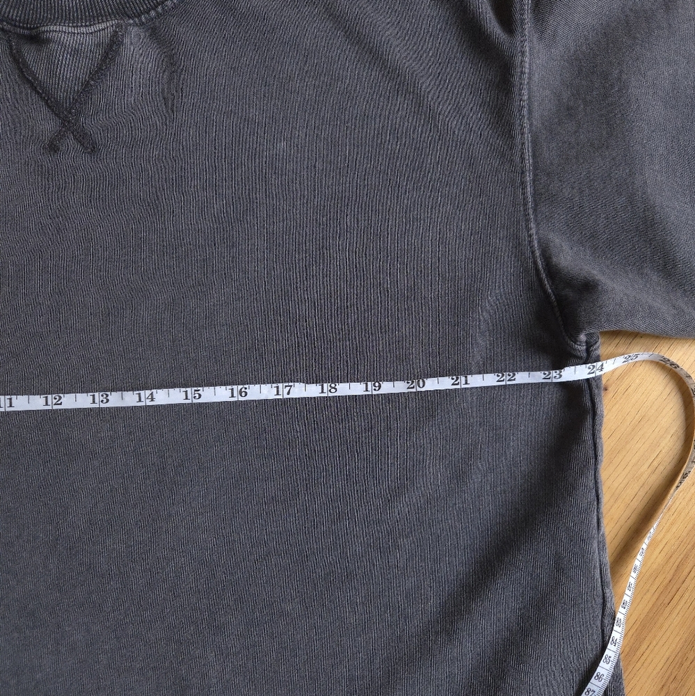 Zara Terry Sweatshirt Mineral Washed Gray - Picture 8 of 10
